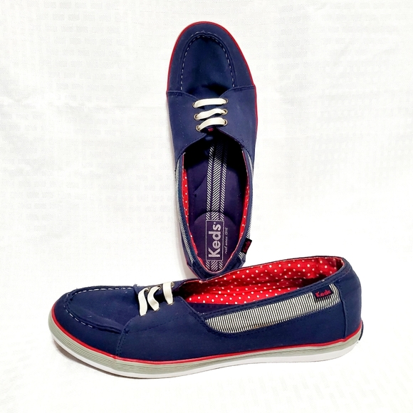 Keds Womens  WF47799 Size 10 Blue  Fabric Slip On Loafer Fashion Sneakers. - Picture 5 of 14